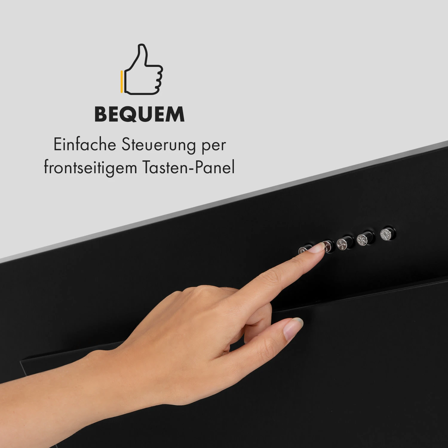 Athena 90 Dunstabzugshaube 90cm 300m³/h 69W Edelstahl 5 Athena 90 Dunstabzugshaube 90cm 300m³/h 69W Edelstahl – Bild 3