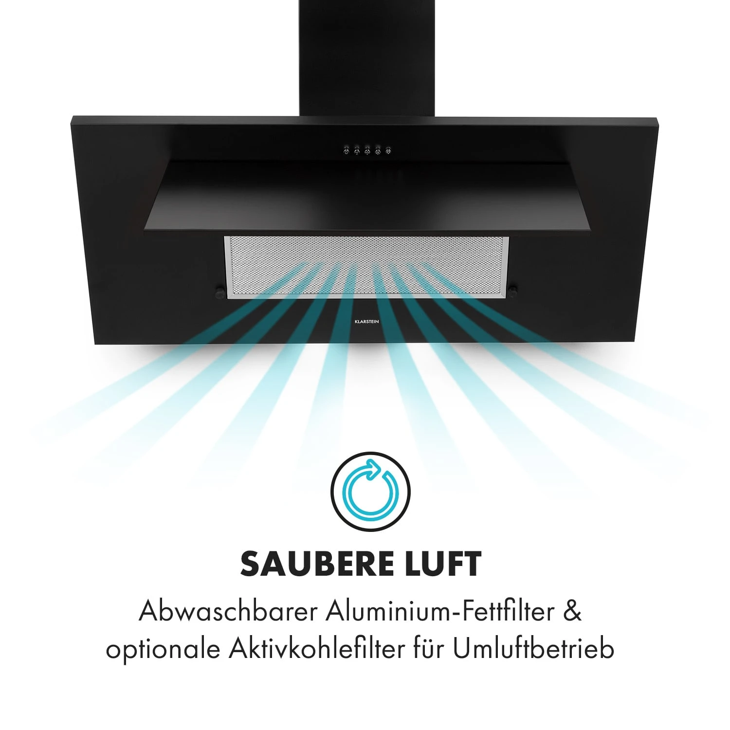 Athena 90 Dunstabzugshaube 90cm 300m³/h 69W Edelstahl 6 Athena 90 Dunstabzugshaube 90cm 300m³/h 69W Edelstahl – Bild 4