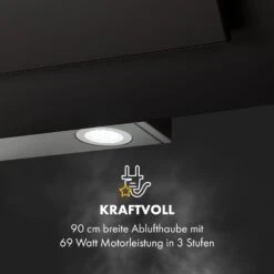 Athena 90 Dunstabzugshaube 90cm 300m³/h 69W Edelstahl 20 Athena 90 Dunstabzugshaube 90cm 300m³/h 69W Edelstahl -Klarstein 10034195 de 0008 logo