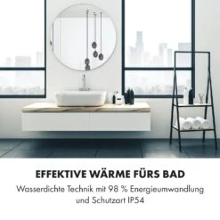 Marvel Mirror Infrarotheizung 300W Wochentimer IP54 Spiegel Rund 16 Marvel Mirror Infrarotheizung 300W Wochentimer IP54 Spiegel Rund -Klarstein 10034225 de 0006 logo