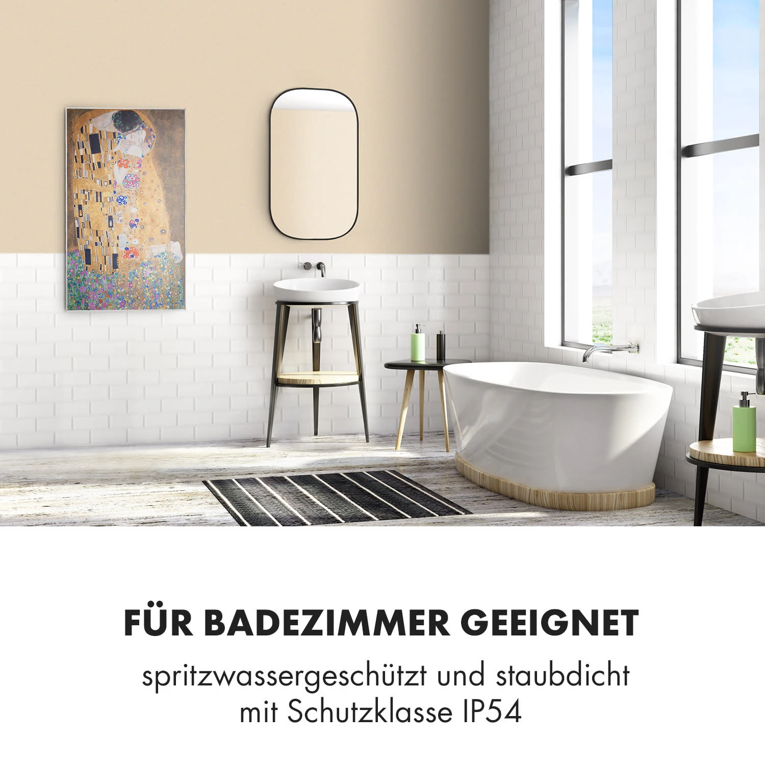 Wonderwall Air Art Kuss Infrarotheizung 101x60cm 600W Fernbedienung 7 Wonderwall Air Art Kuss Infrarotheizung 101x60cm 600W Fernbedienung – Bild 5