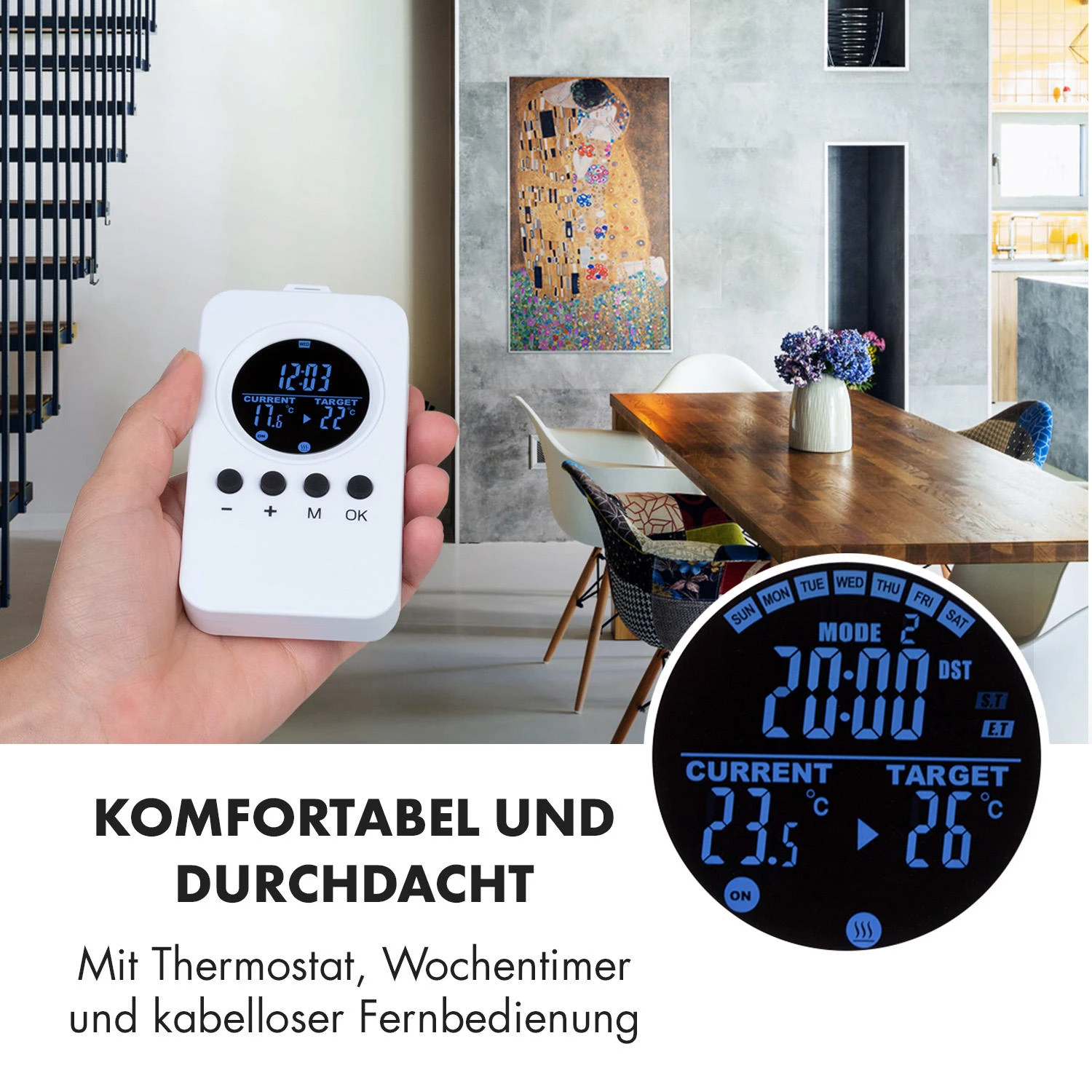 Wonderwall Air Art Kuss Infrarotheizung 101x60cm 600W Fernbedienung 9 Wonderwall Air Art Kuss Infrarotheizung 101x60cm 600W Fernbedienung – Bild 7