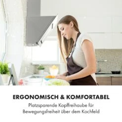 Sofia 60 Dunstabzugshaube Kopffrei 300 M³/h Touch-Control Glasfront -Klarstein 10034259 de 0007 logo