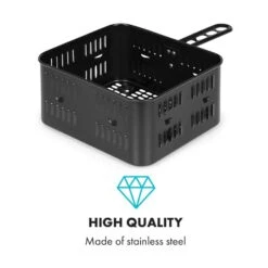 AeroVital Cube Chef Heißluftfritteuse Frittierkorb Zubehör Edelstahl 10 AeroVital Cube Chef Heißluftfritteuse Frittierkorb Zubehör Edelstahl -Klarstein 10034407 yy 0004 logo Klarstein AeroVital Cube Chef Frittierkorb