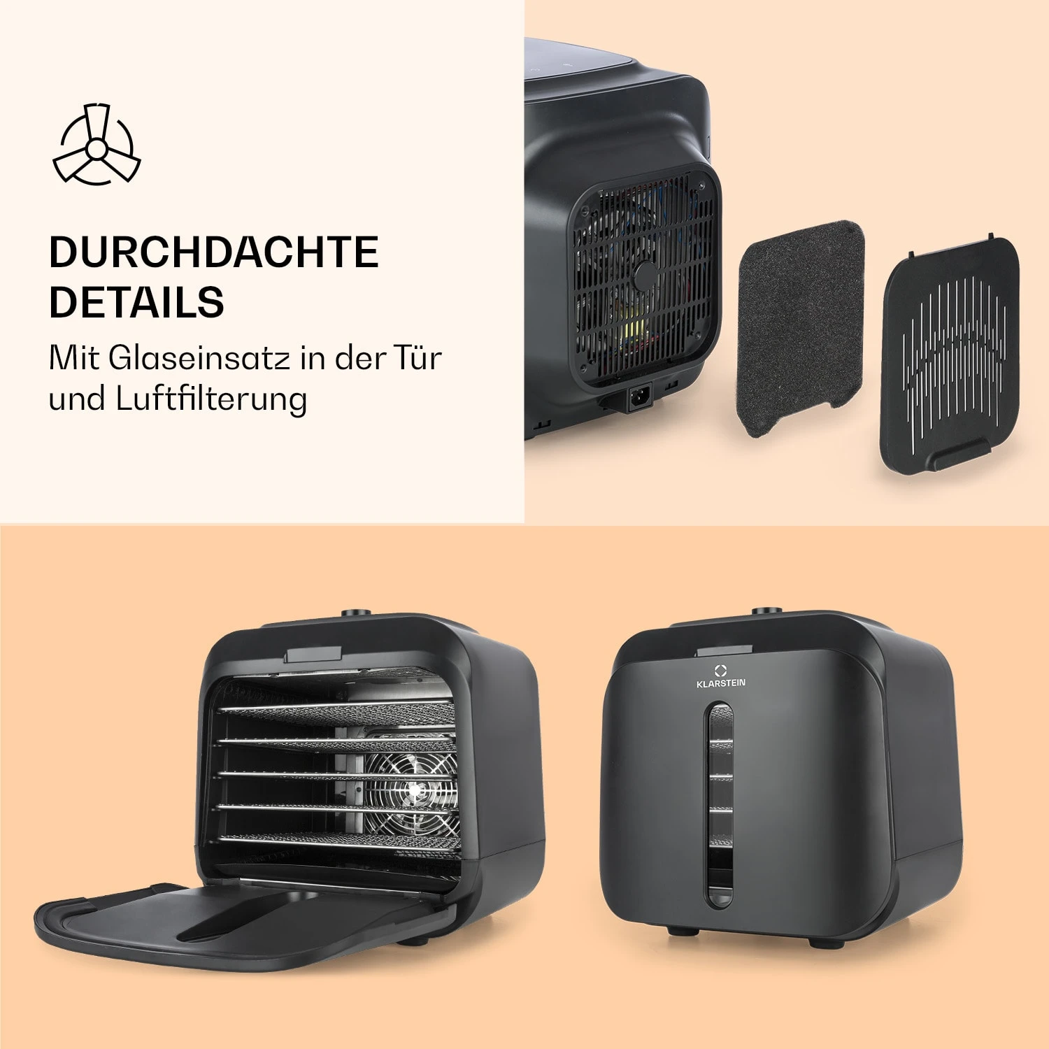 Florida Jerky Dörrautomat Infrarot 500W 4 Programme 35 Bis 75 °C 8 Florida Jerky Dörrautomat Infrarot 500W 4 Programme 35 Bis 75 °C – Bild 6