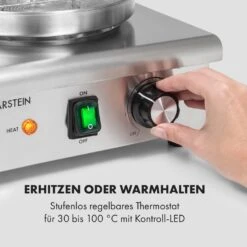 Wurstfabrik Pro 550 Hot Dog Maker 550W 2 Spieße 5L 30-100°C Edelstahl 14 Wurstfabrik Pro 550 Hot Dog Maker 550W 2 Spieße 5L 30-100°C Edelstahl -Klarstein 10034453 de 0003 logo
