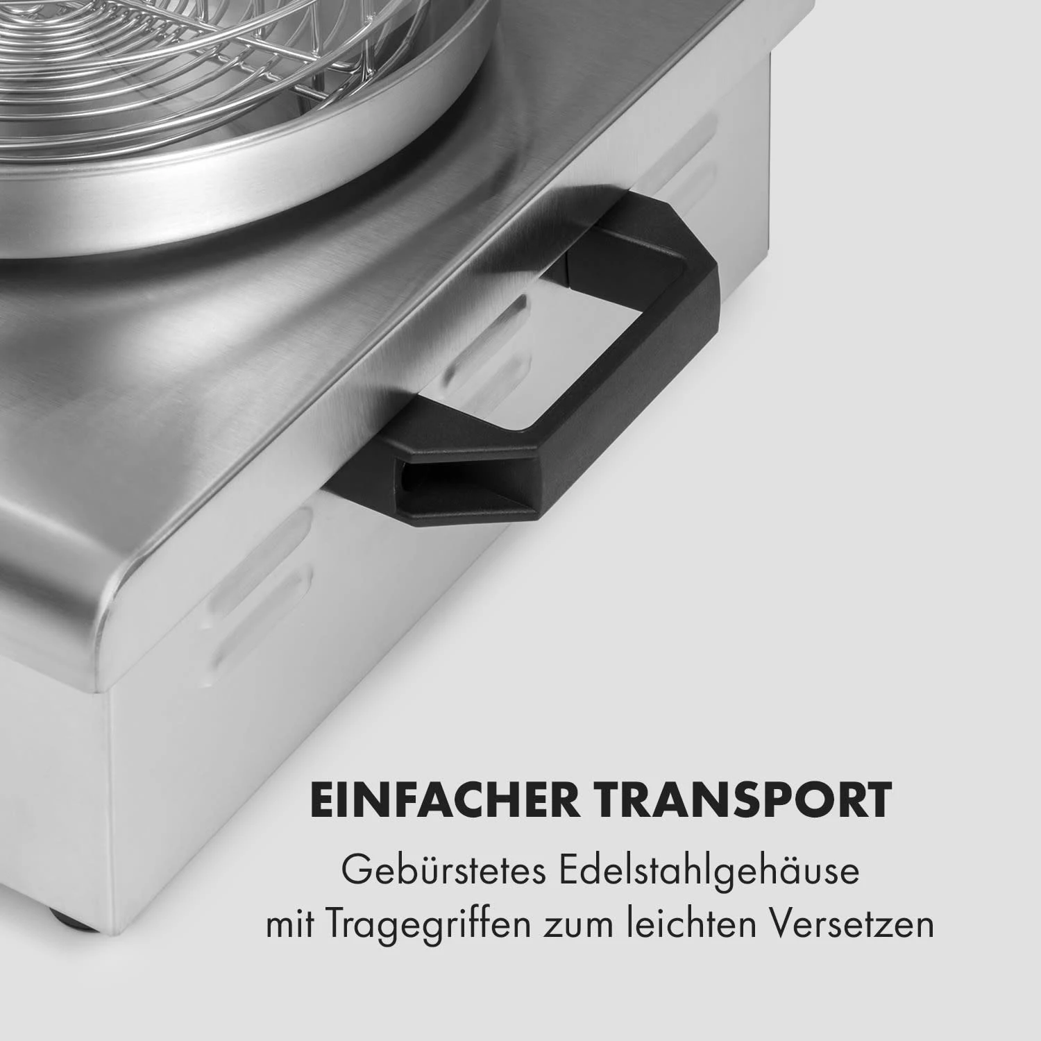 Wurstfabrik Pro 550 Hot Dog Maker 550W 2 Spieße 5L 30-100°C Edelstahl 9 Wurstfabrik Pro 550 Hot Dog Maker 550W 2 Spieße 5L 30-100°C Edelstahl – Bild 7