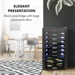 Vinomatica 36 Uno Weinkühlschrank 95l Touch-Bedienfeld 85W 4-18 °C 13 Vinomatica 36 Uno Weinkühlschrank 95l Touch-Bedienfeld 85W 4-18 °C -Klarstein 10034466 yy 0003 logo Klarstein Vinomatica Weinkuehlschrank 95l schwarz