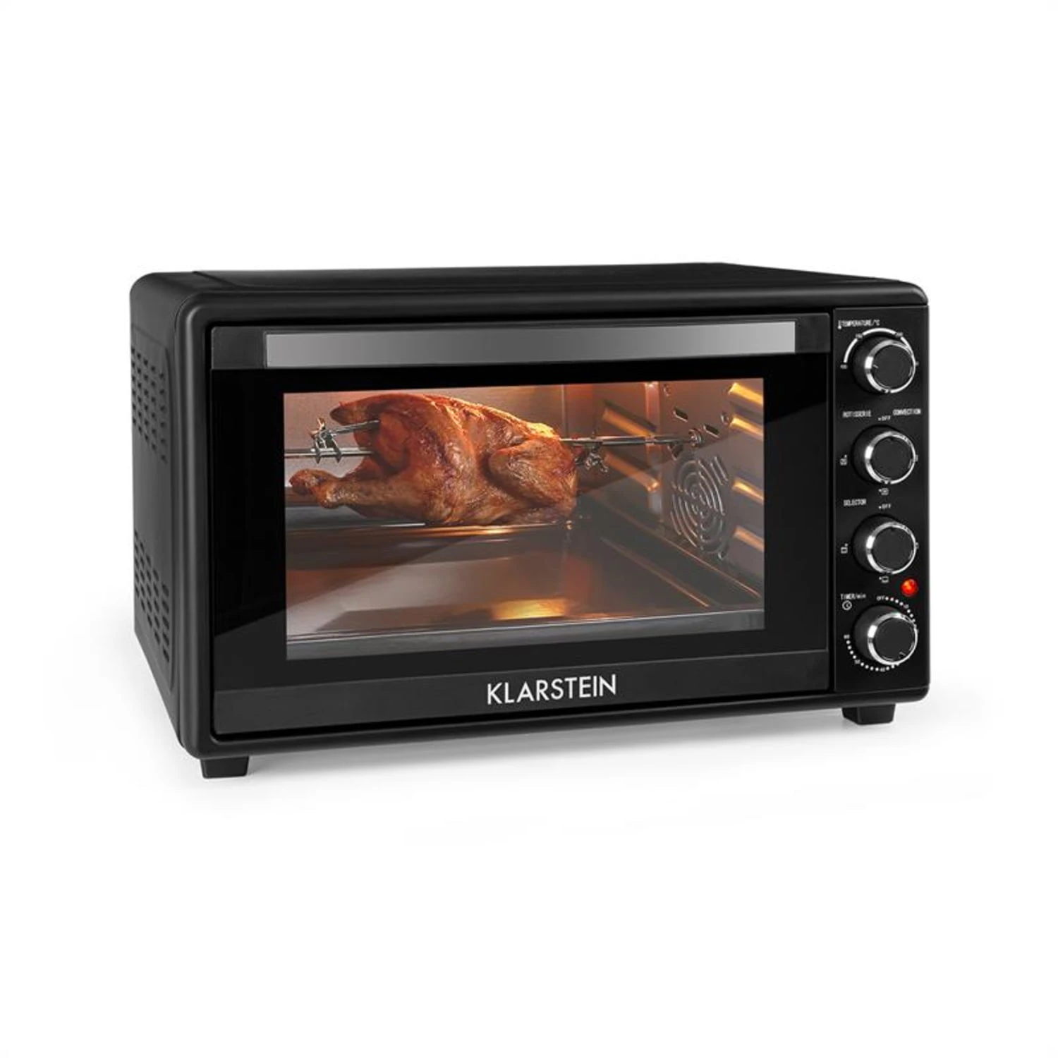 Masterchef 45 Mini-Backofen 45l 2000W 100-230 °C Timer Schwarz 3 Masterchef 45 Mini-Backofen 45l 2000W 100-230 °C Timer Schwarz