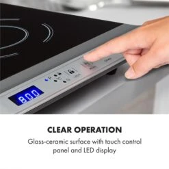 Cucinata Induktionskochfeld 3100W 10 Leistungsstufen 200-1300W -Klarstein 10034503 yy 0005 logo Klarstein Cucinata Induktionskochfeld 3100 W