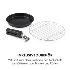 VitAir Pommesmaster Heißluftfritteuse 360° 1400W 50-240°C Timer -Klarstein 10034529 de 0010 logo