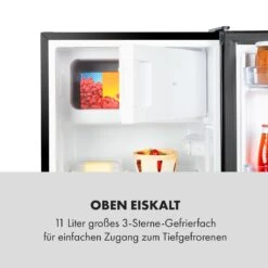 Cool Cousin Kühl-Gefrier-Kombination 70/11 Liter 40 DB 18 Cool Cousin Kühl-Gefrier-Kombination 70/11 Liter 40 DB -Klarstein 10034547 de 0007 logo