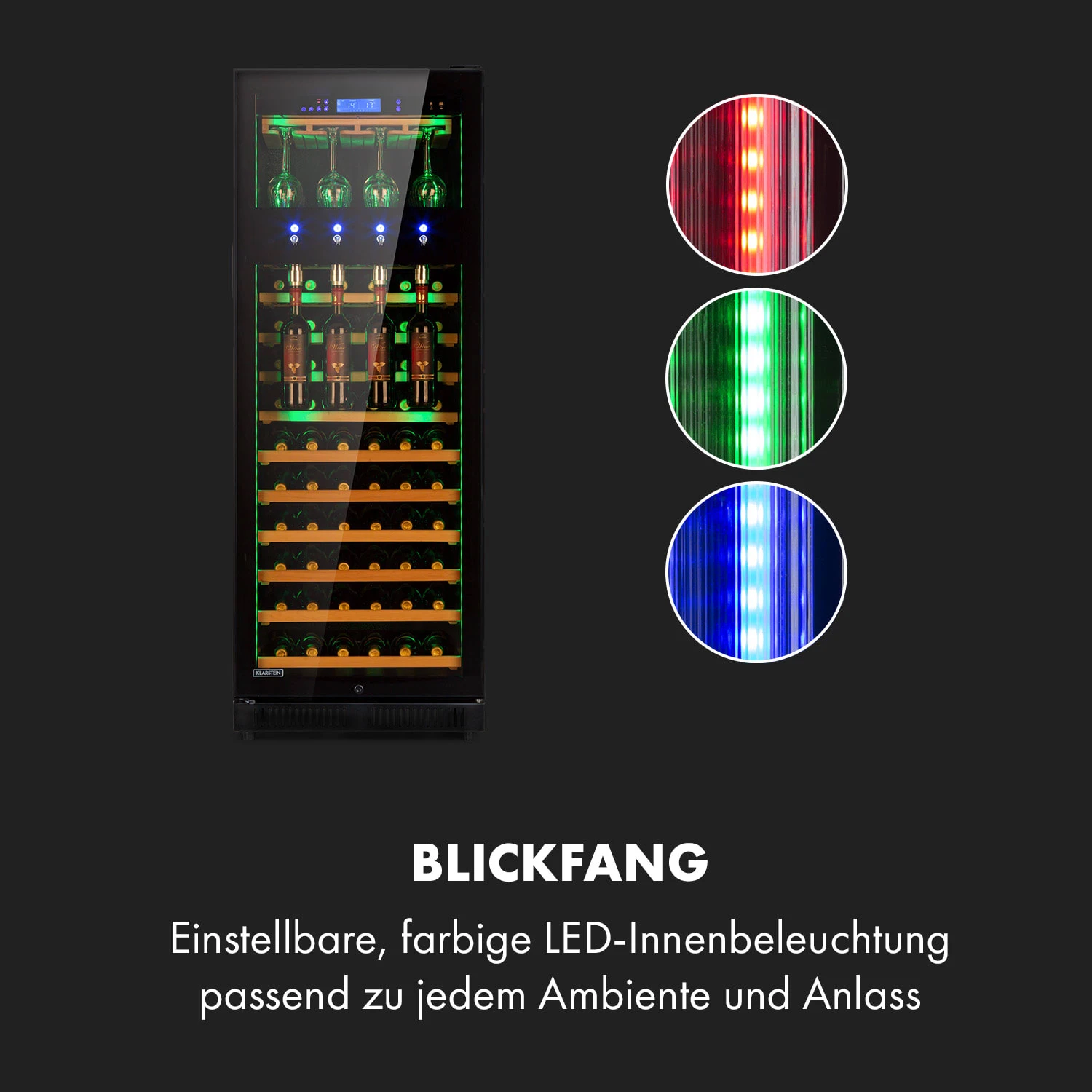 First Class 84 Weinkühlschrank 4 Dispenser 84 Fl. 5-22°C Touch Glastür 6 First Class 84 Weinkühlschrank 4 Dispenser 84 Fl. 5-22°C Touch Glastür – Bild 4