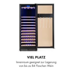 First Class 84 Weinkühlschrank 4 Dispenser 84 Fl. 5-22°C Touch Glastür 16 First Class 84 Weinkühlschrank 4 Dispenser 84 Fl. 5-22°C Touch Glastür -Klarstein 10034564 de 0005 logo