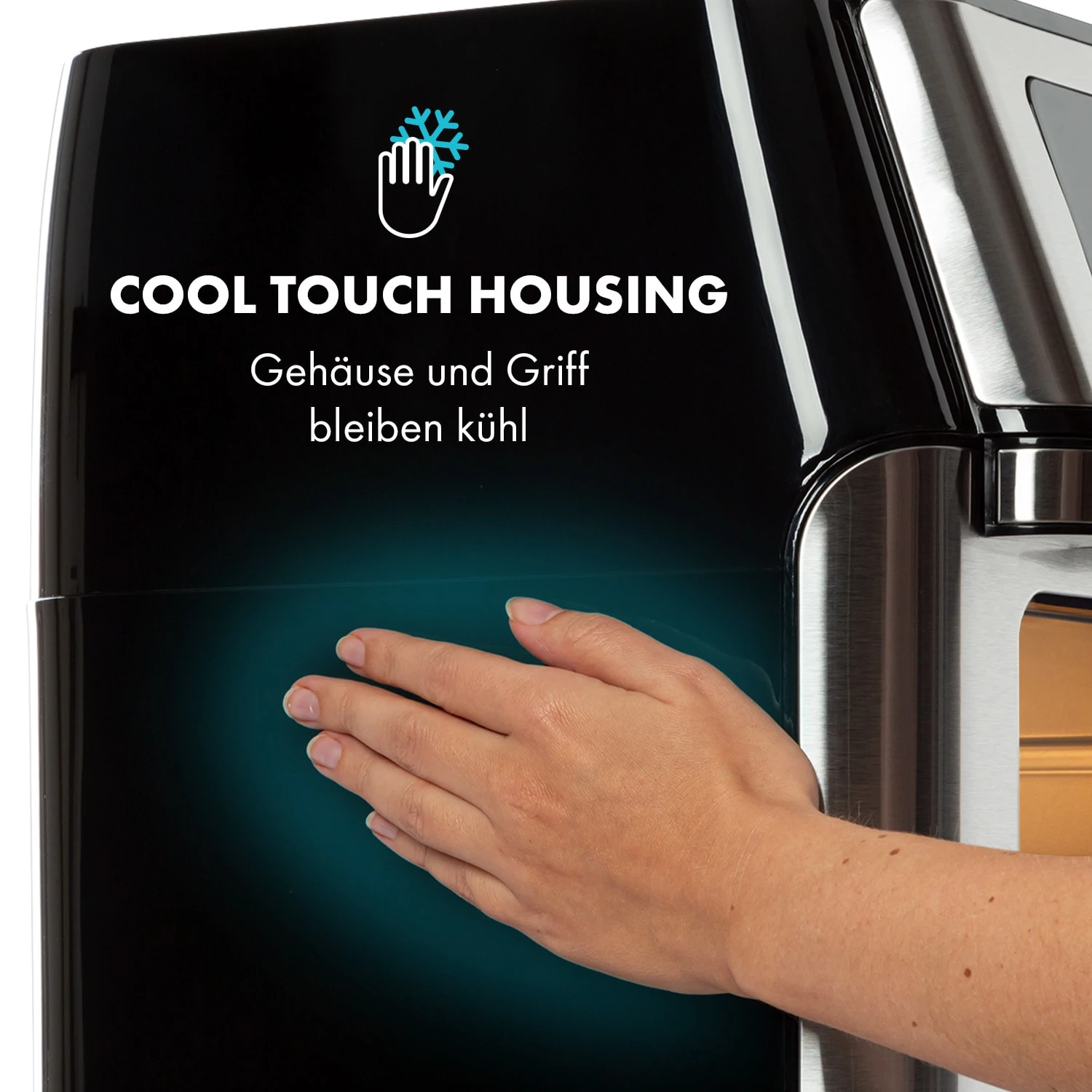 AeroVital Fry Heißluftfritteuse 1500W 10l Timer 9 Programme 9 AeroVital Fry Heißluftfritteuse 1500W 10l Timer 9 Programme – Bild 7