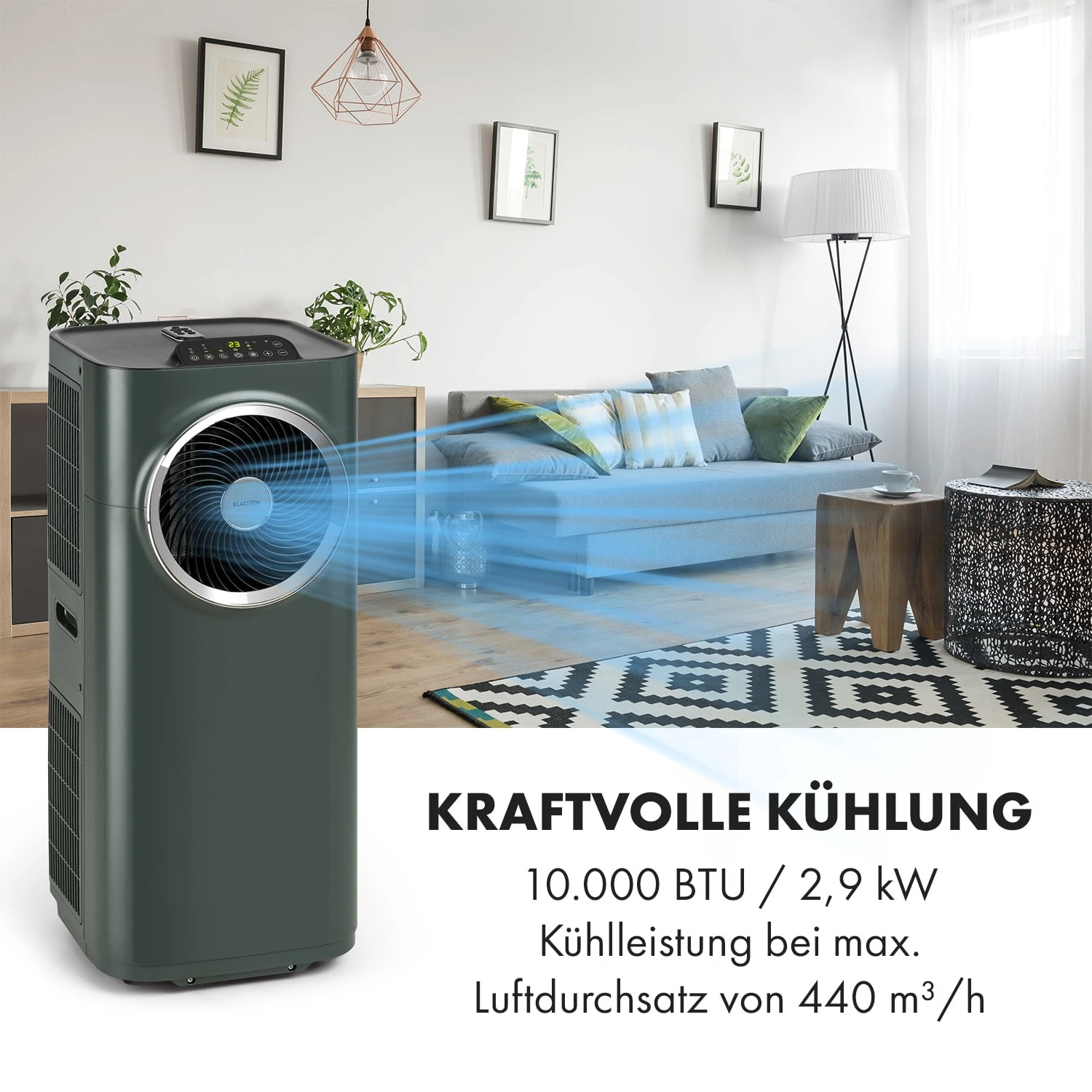 Kraftwerk Smart 10K Klimaanlage 3-in-1 10000 BTU App Fernbedienung 5 Kraftwerk Smart 10K Klimaanlage 3-in-1 10000 BTU App Fernbedienung – Bild 3