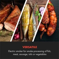 Flintstone Räucherofen 1600W Thermometer Edelstahl Elektrisch -Klarstein 10034702 yy 0006 logo Klarstein NES C16