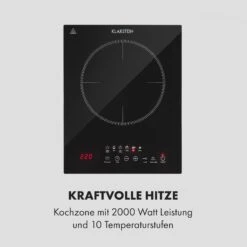 Cook N Roll Induktionskochfeld 2000W Timer 10 Stufen Bratenthermometer -Klarstein 10034708 de 0005 logo