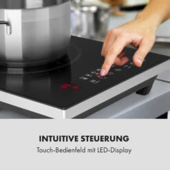 Cook N Roll Induktionskochfeld 2000W Timer 10 Stufen Bratenthermometer -Klarstein 10034708 de 0006 logo