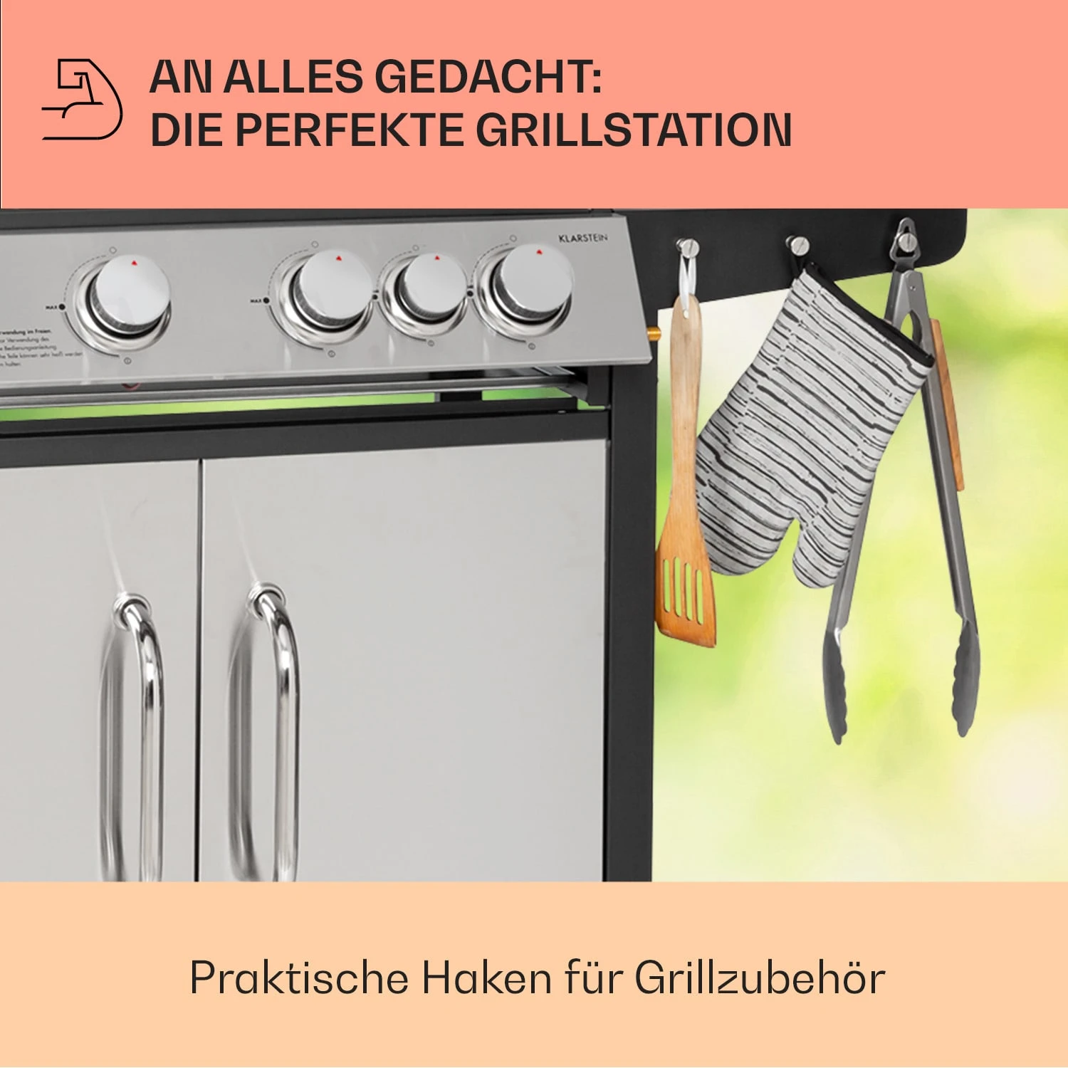 Tomahawk Gasgrill 4x3,6 KW + 2,7 KW Brenner 66x43,5 Cm Grill Edelstahl 9 Tomahawk Gasgrill 4x3,6 KW + 2,7 KW Brenner 66x43,5 Cm Grill Edelstahl – Bild 7