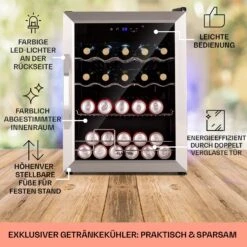 Coachella 60 Kühlschrank 60 Liter WiFi-Funktion Hintergrundbeleuchtung 13 Coachella 60 Kühlschrank 60 Liter WiFi-Funktion Hintergrundbeleuchtung -Klarstein 10034821 de 0005 usp