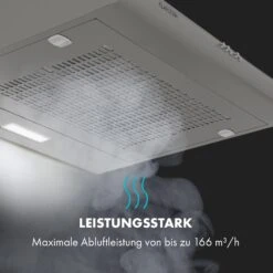 Capannina Unterbau-Abzugshaube 60cm 166m³/h LED Edelstahl -Klarstein 10034859 de 0006 logo