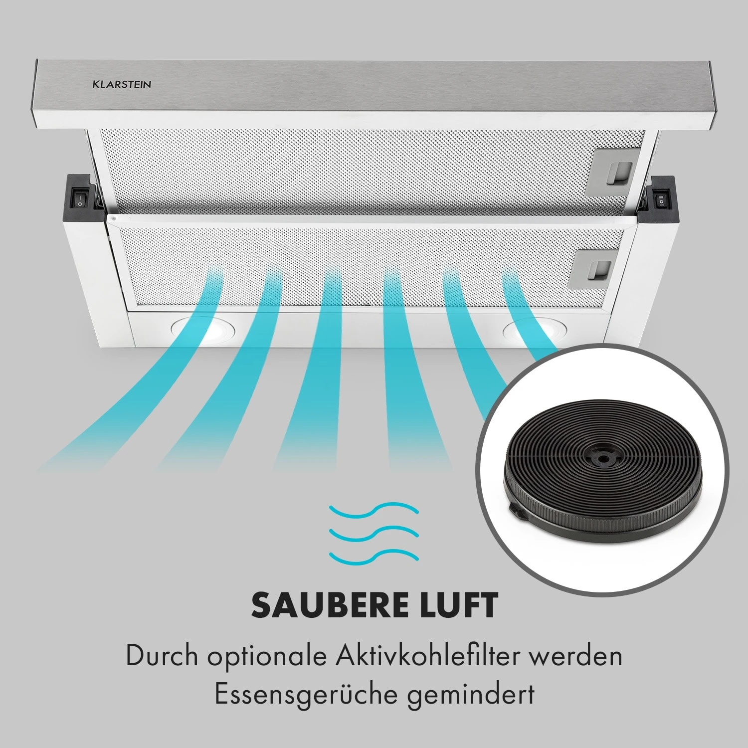 Viola Dunstabzugshaube Edelstahl 59,6 Cm 612m³/h EEK A Silber 9 Viola Dunstabzugshaube Edelstahl 59,6 Cm 612m³/h EEK A Silber – Bild 7