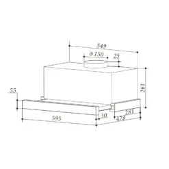 Viola Dunstabzugshaube Edelstahl 59,6 Cm 612m³/h EEK A Silber 18 Viola Dunstabzugshaube Edelstahl 59,6 Cm 612m³/h EEK A Silber -Klarstein 10034862 yy 0008 logo Klarstein Viola Dunstabzugshaube silber
