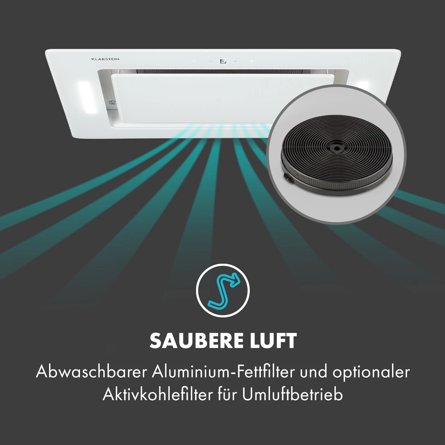 Hektor Eco Dunstabzugshaube Lüfterbaustein 52 Cm 566 M³/h Touch Glas 7 Hektor Eco Dunstabzugshaube Lüfterbaustein 52 Cm 566 M³/h Touch Glas – Bild 5