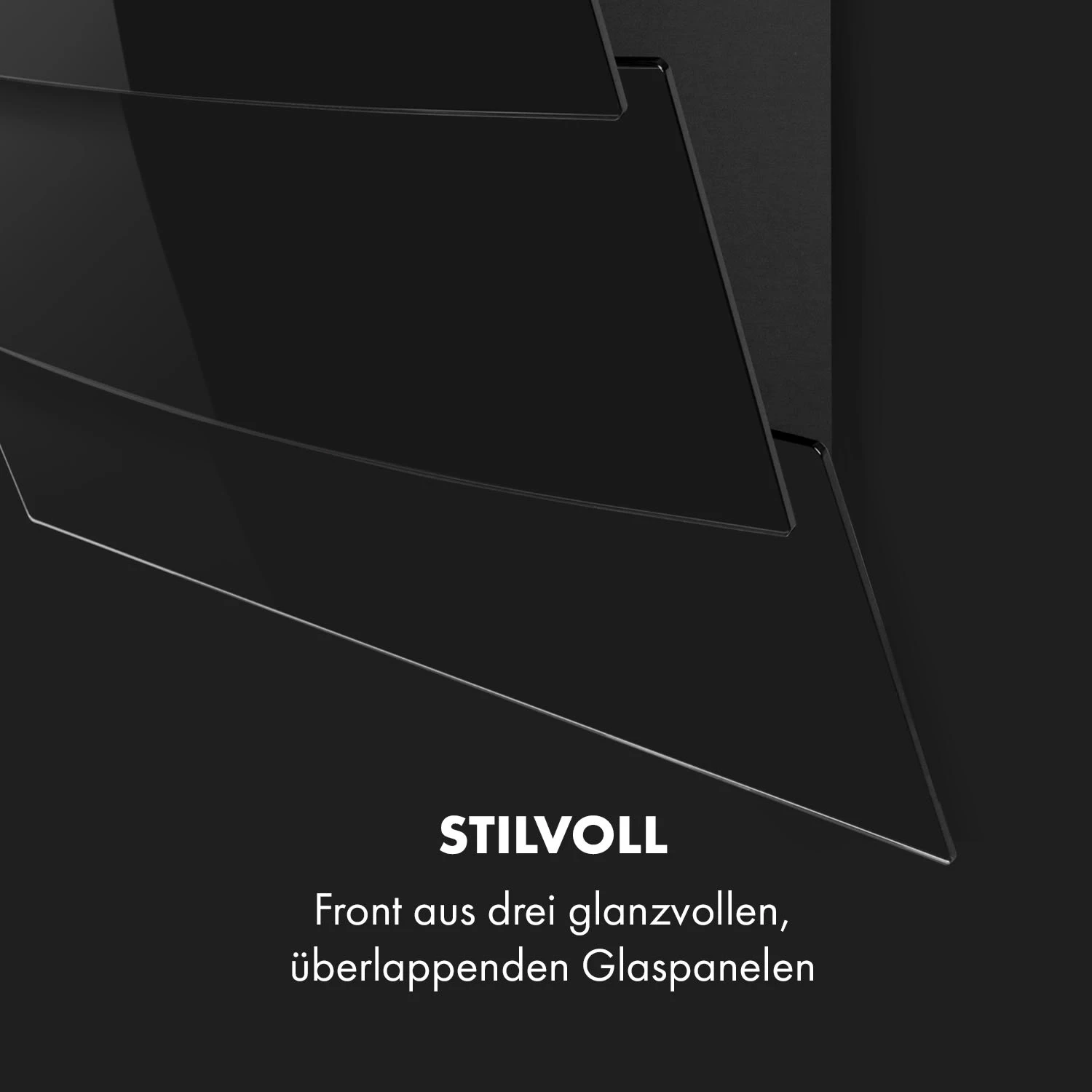 Antonia Dunstabzugshaube Kopffrei 90cm 350m³/h Touch-Bedienfeld Glas 6 Antonia Dunstabzugshaube Kopffrei 90cm 350m³/h Touch-Bedienfeld Glas – Bild 4