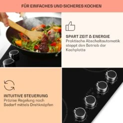 Kochheld 4-Zonen-Induktionskochfeld 6000W Dreh-Regler Glas Schwarz 14 Kochheld 4-Zonen-Induktionskochfeld 6000W Dreh-Regler Glas Schwarz -Klarstein 10034947 de 0004 usp