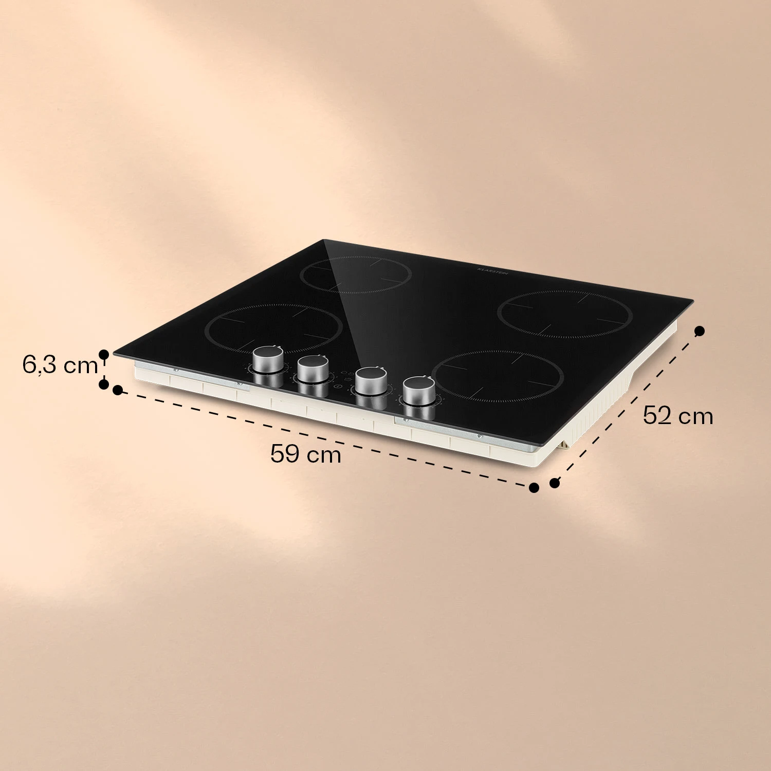 Kochheld 4-Zonen-Induktionskochfeld 6000W Dreh-Regler Glas Schwarz 11 Kochheld 4-Zonen-Induktionskochfeld 6000W Dreh-Regler Glas Schwarz – Bild 9