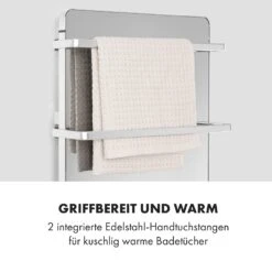 Hot Spot Crystal Flow Badheizer 45x82cm 36m² 2000W 5-40°C LED -Klarstein 10035036 de 0003 logo