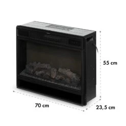 Vulsini Elektro-Kamin 1900 W LED-Technik Fernbedienung 19 Vulsini Elektro-Kamin 1900 W LED-Technik Fernbedienung -Klarstein 10035037 yy 0009 logo Klarstein Vulsini Elektrischer Kamin schwarz