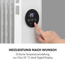 Thermaxx Heatstream Ölradiator 2500W 5-35 °C 24h-Timer 15 Thermaxx Heatstream Ölradiator 2500W 5-35 °C 24h-Timer -Klarstein 10035055 de 0003 logo