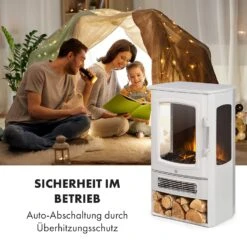 Bormio Panorama Elektrischer Kamin 1000/2000W Thermostat -Klarstein 10035056 de 0009 logo