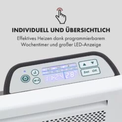 Hot Spot Slimcurve Double Wave 2-in-1 Heizgerät 2000W Wochentimer -Klarstein 10035061 de 0004 logo