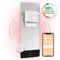 Hot Spot Crystal Reflect Smart Infrarotheizung 850W App Timer Spiegel