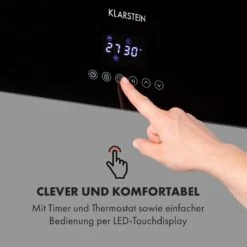 Hot Spot Crystal Reflect Smart Infrarotheizung 850W App Timer Spiegel 18 Hot Spot Crystal Reflect Smart Infrarotheizung 850W App Timer Spiegel -Klarstein 10035063 de 0007 logo