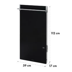 Hot Spot Crystal Spotless Smart Infrarotheizung 59x112cm 750W App-Steuerung -Klarstein 10035065 yy 0009 logo Klarstein HotSpotCrystal Spotless Smart IRHeizungB