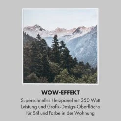 Wonderwall Air Art Smart Infrarotheizung 60x60cm 350W Wandinstallation App-Steuerung Berge 15 Wonderwall Air Art Smart Infrarotheizung 60x60cm 350W Wandinstallation App-Steuerung Berge -Klarstein 10035113 de 0005 logo