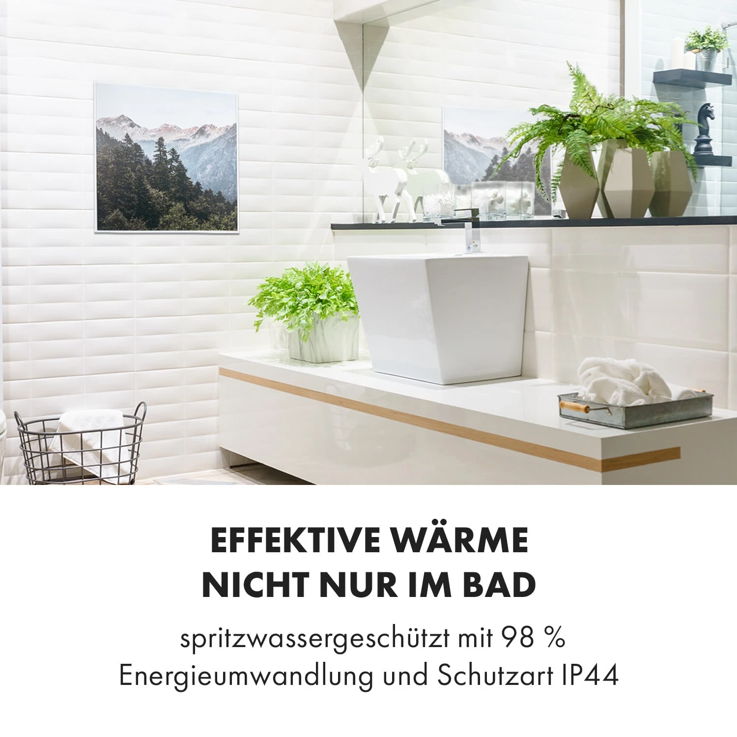 Wonderwall Air Art Smart Infrarotheizung 60x60cm 350W Wandinstallation App-Steuerung Berge 8 Wonderwall Air Art Smart Infrarotheizung 60x60cm 350W Wandinstallation App-Steuerung Berge – Bild 6