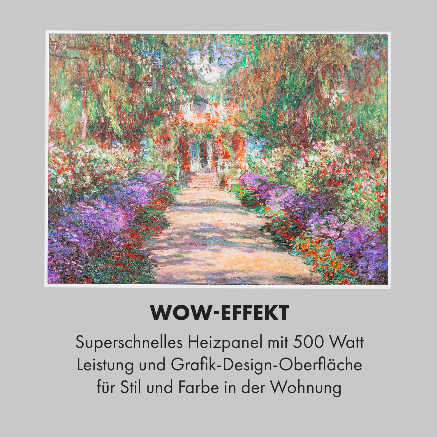 Wonderwall Air Art Smart Infrarotheizung 80x60cm 500W Wandmontage Gartenweg 7 Wonderwall Air Art Smart Infrarotheizung 80x60cm 500W Wandmontage Gartenweg – Bild 5