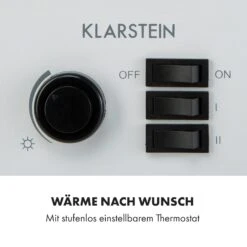 Leoben Elektrischer Kamin 900 / 1800 W Thermostat PanoramaView -Klarstein 10035148 de 0004 logo