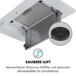 Hektor Brilliant Edition Lüfterbaustein 52 Cm 506 M³/h Touch Glas -Klarstein 10035187 de 0006 logo