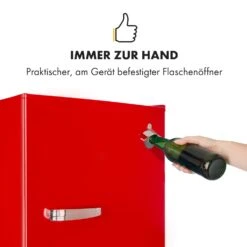 Beercracker 91L Kühlschrank 7 Liter Gefrierfach Flaschenöffner -Klarstein 10035194 de 0003 logo