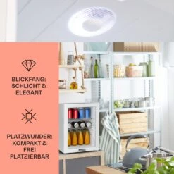 Brooklyn 42 Mini-Kühlschrank Glastür LED Ablage 12 Brooklyn 42 Mini-Kühlschrank Glastür LED Ablage -Klarstein 10035227 DE 0003 usp