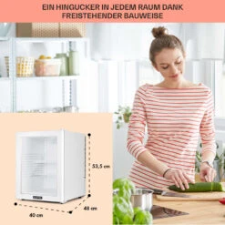 Brooklyn 42 Mini-Kühlschrank Glastür LED Ablage 15 Brooklyn 42 Mini-Kühlschrank Glastür LED Ablage -Klarstein 10035227 DE 0006 usp