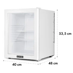 Brooklyn 42 Mini-Kühlschrank Glastür LED Ablage 16 Brooklyn 42 Mini-Kühlschrank Glastür LED Ablage -Klarstein 10035227 yy 0009 dimensions