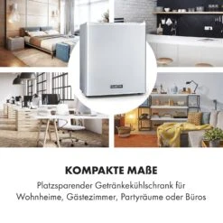 Happy Hour Minibar 5-15°C EEK G Lautlos 23dB LED-Licht 12 Happy Hour Minibar 5-15°C EEK G Lautlos 23dB LED-Licht -Klarstein 10035240 de 0003 logo